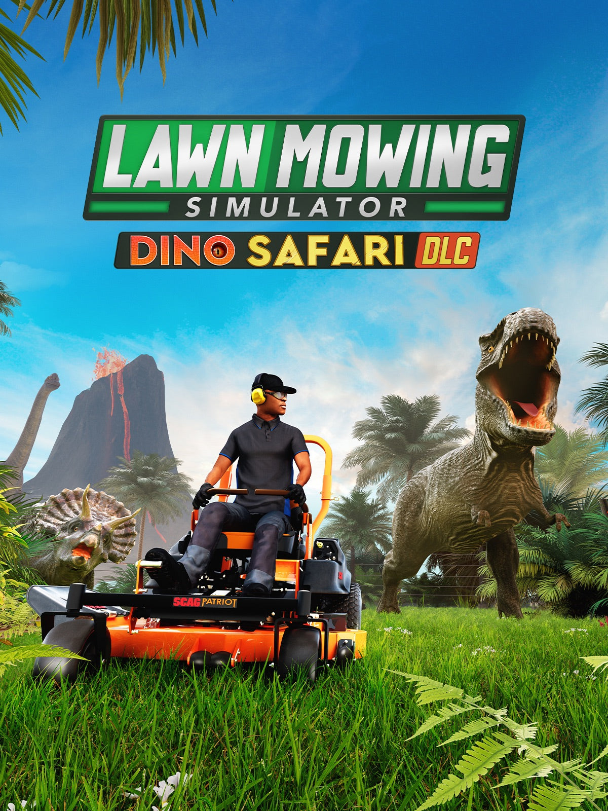 LAWN MOWING SIMULATOR - DINO SAFARI (DLC) - PC - STEAM - MULTILANGUAGE - WORLDWIDE - Libelula Vesela - Jocuri video