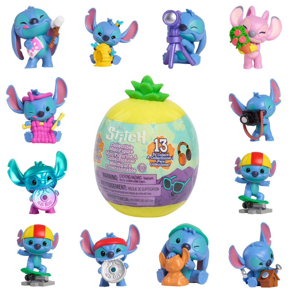 DISNEY STITCH - MINI-FIGURINA ASCUNSA IN CAPSULA, HOBBY S5 - JAKKS PACIFIC (46334)