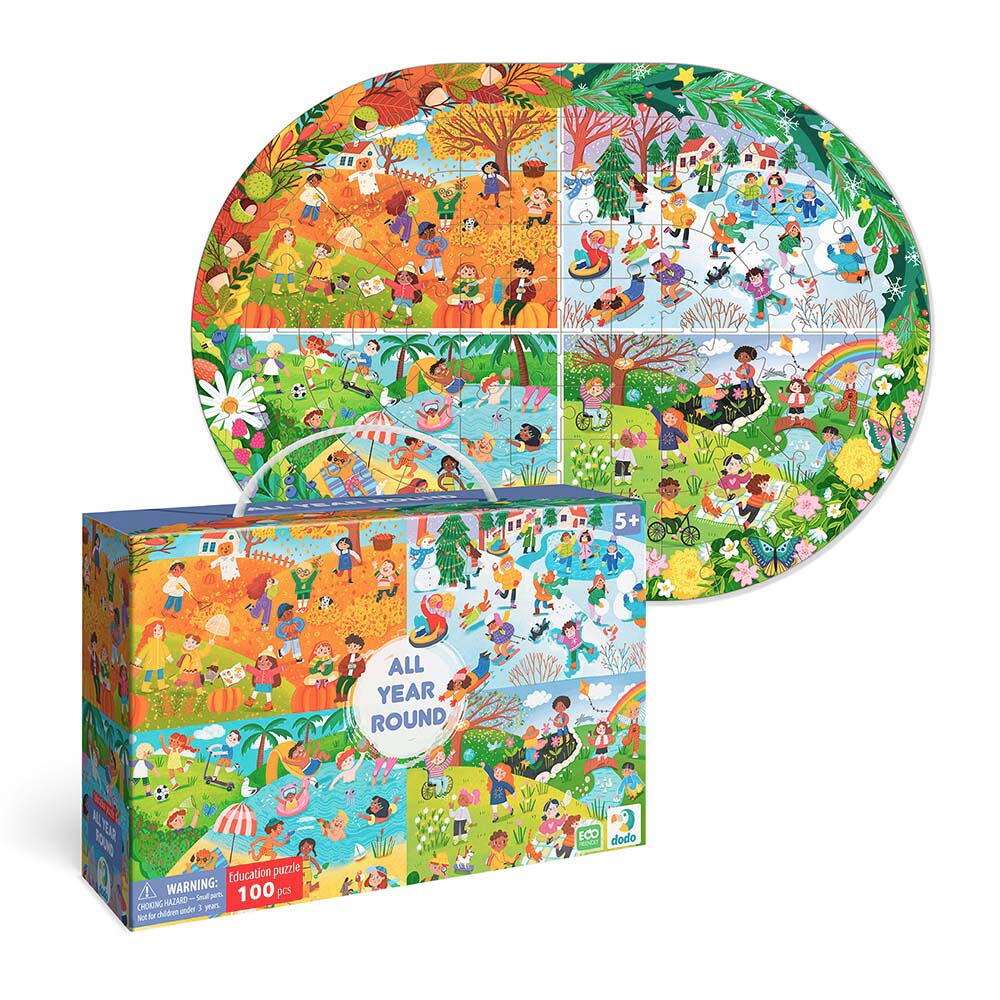 PUZZLE - ANOTIMPURILE (100 PIESE) - DODO (DO300607)