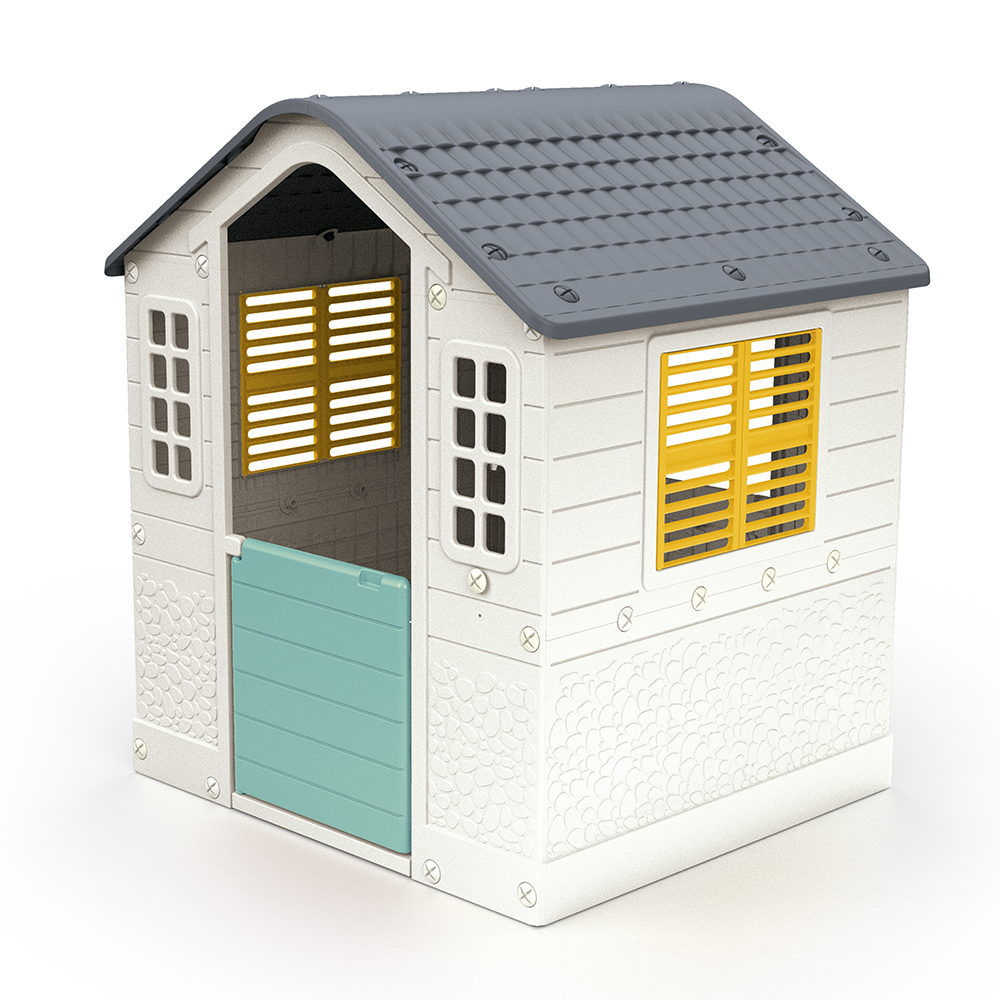 CASUTA COPII CU USA PENTRU ANIMALE, PASTEL - DOLU (D3311)