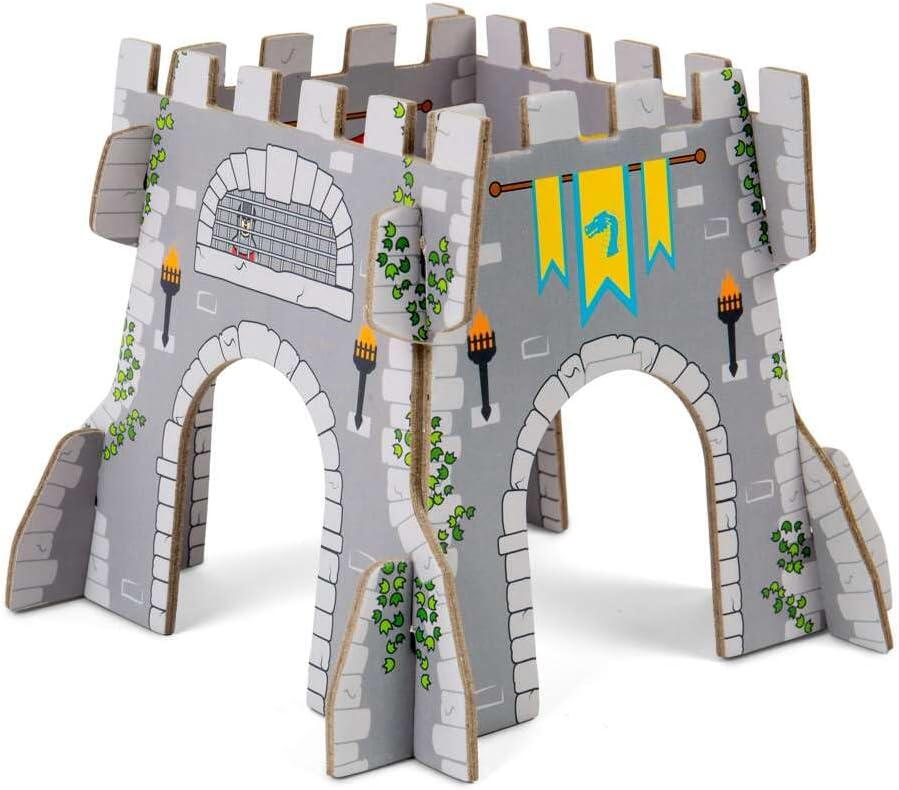 SET TRENULET - AVENTURI LA CASTEL - BIGJIGS TOYS (BJT617)