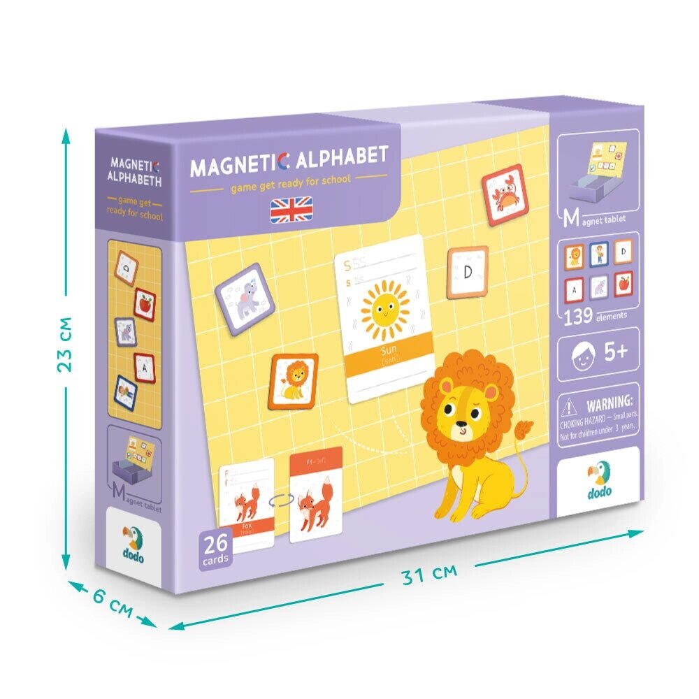 MAGNETIC GAME - ENGLISH ALPHABET - DODO (DO200214)