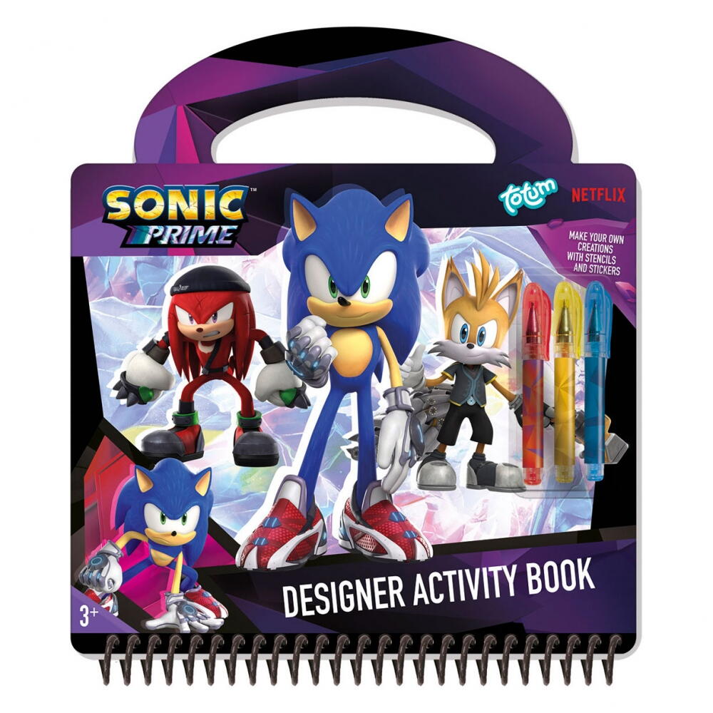 ACTIVITY BOOK &amp; PENS - SONIC - TOTUM (TT280519)