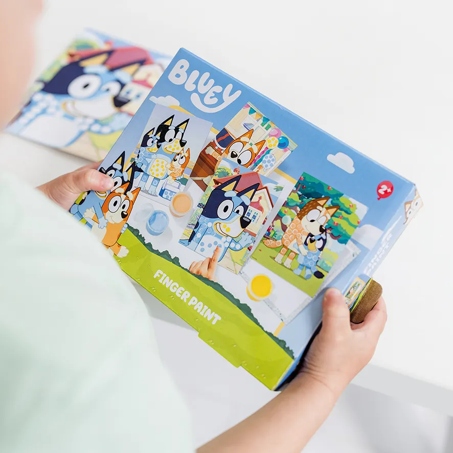 SET PICTURA CU DEGETELE - BLUEY - TOTUM (TT290181)