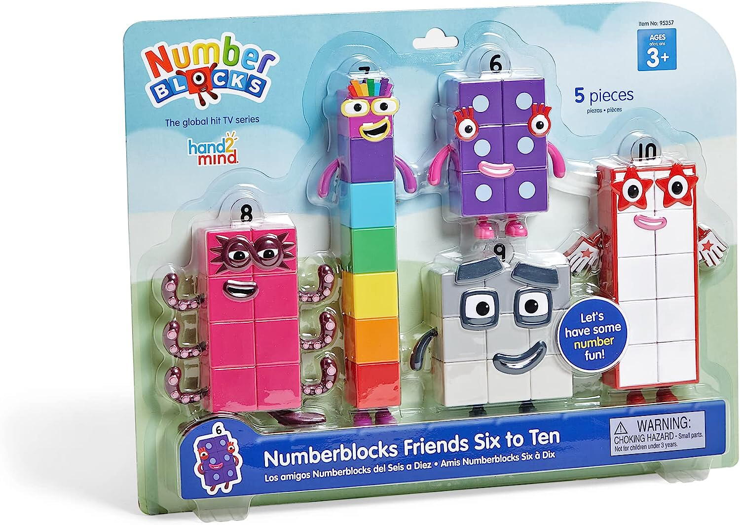SET FIGURINE NUMBERBLOCKS - DE LA SASE LA ZECE - HAND2MIND (HM95357-UK)