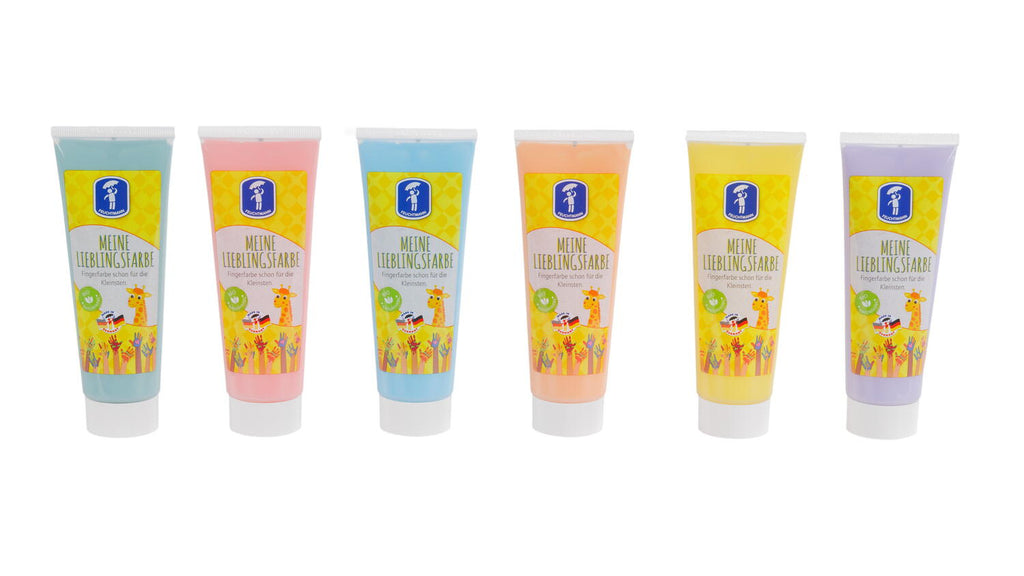 SET 6 TUBURI VOPSEA PICTURA CU DEGETELE - PASTEL - FEUCHTMANN (6330653)