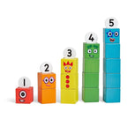 CUBURI DIN LEMN NUMBERBLOCKS  - DE LA 1 LA 5 - HAND2MIND (HM96931-UK)