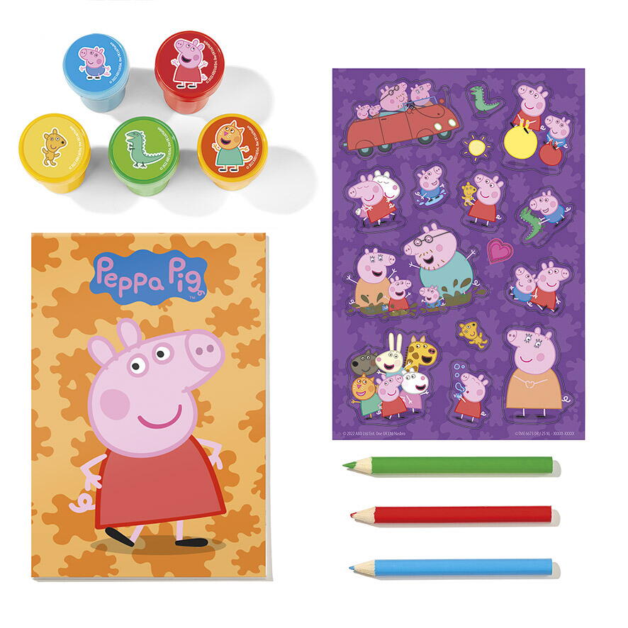 SET CREATIV CU STAMPILE - PEPPA PIG - BAMBELINO TOYS (BT360242)