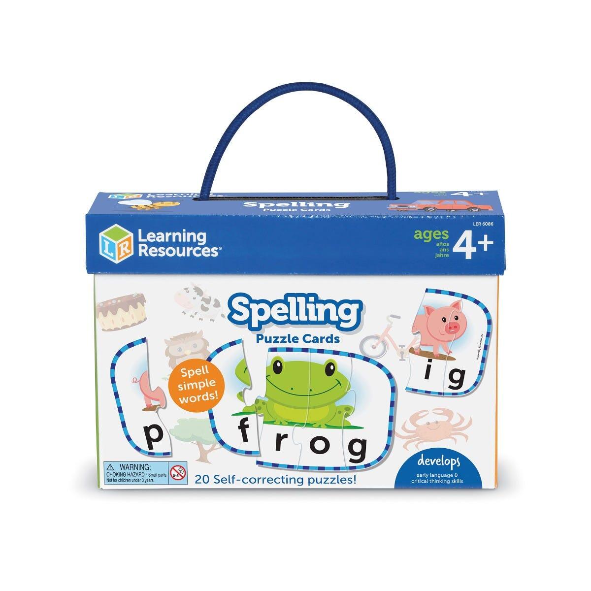 SET 20 PUZZLE - PRIMELE MELE CUVINTE IN LIMBA ENLGEZA - LEARNING RESOURCES (LER6086)