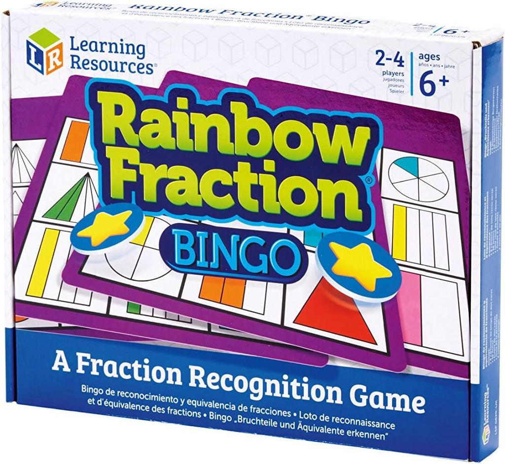 JOC BINGO - CURCUBEUL FRACTIILOR - LEARNING RESOURCES (LSP0620-UK) - Libelula Vesela - Jucarii