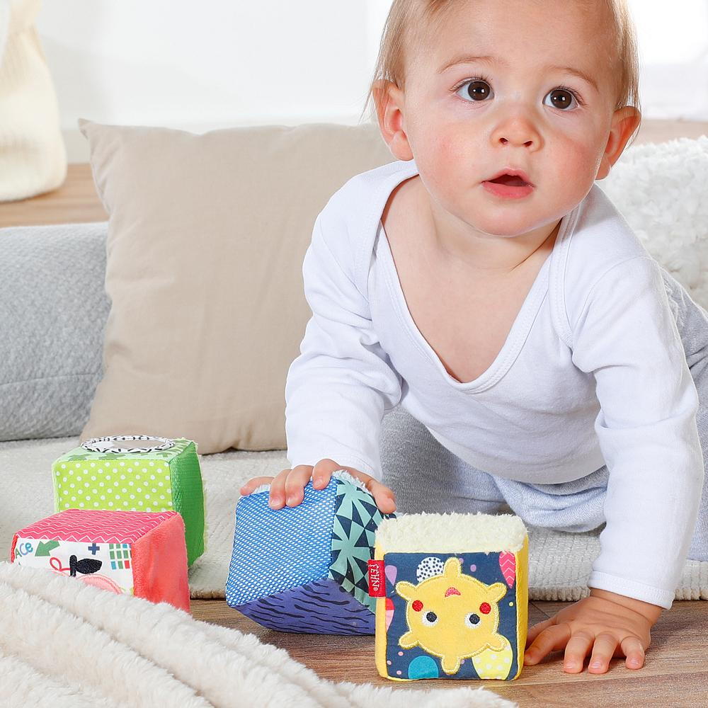 SET OF 4 CUBES - COLOR FRIENDS - FEHN (55276)
