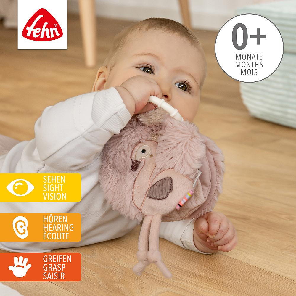 CARTICICA DIN PLUS PENTRU BEBELUSI - FLAMINGO - FEHN (042306)