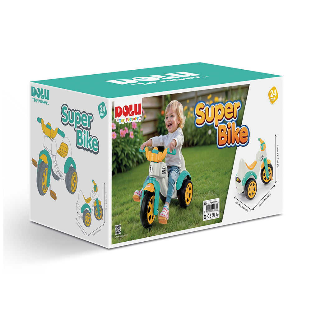 TRICICLETA - SUPER BIKE PASTEL - DOLU (D2638)