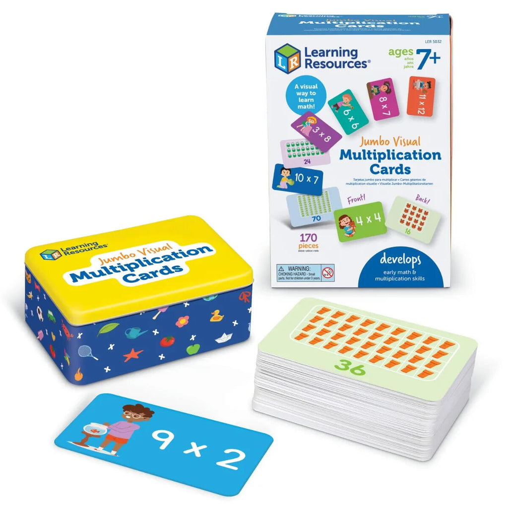 CARDURI JUMBO - TABLA INMULTIRII - LEARNING RESOURCES (LER5032)