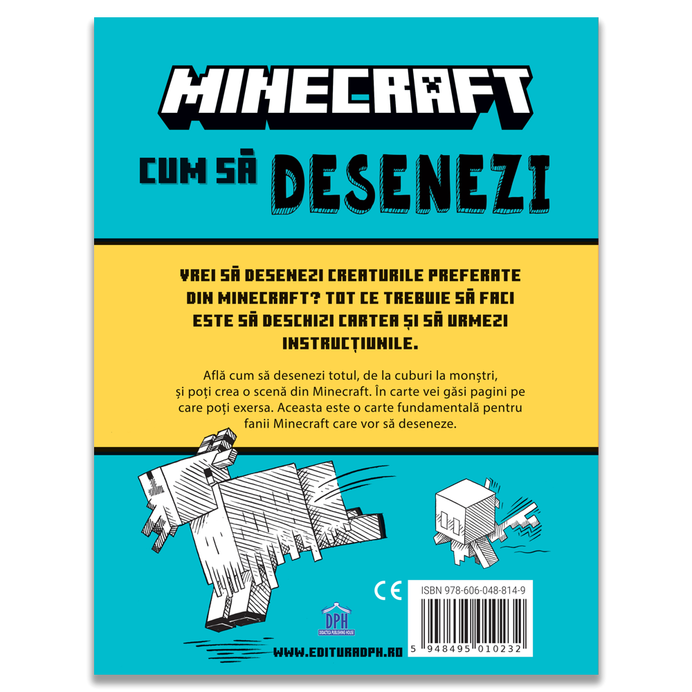 MINECRAFT. CUM SA DESENEZI - UN GHID PAS CU PAS - DPH (978-606-048-814-9)