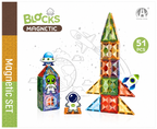JOC MAGNETIC DIAMOND - IN SPATIU 51 PIESE (7.5 CM) - BUFNITEL (CH1217)