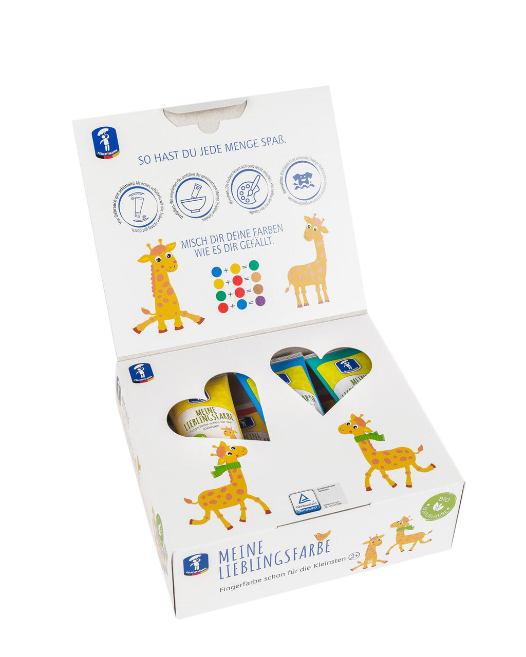 SET 6 TUBURI VOPSEA PICTURA CU DEGETELE - BASIC - FEUCHTMANN (6330651)