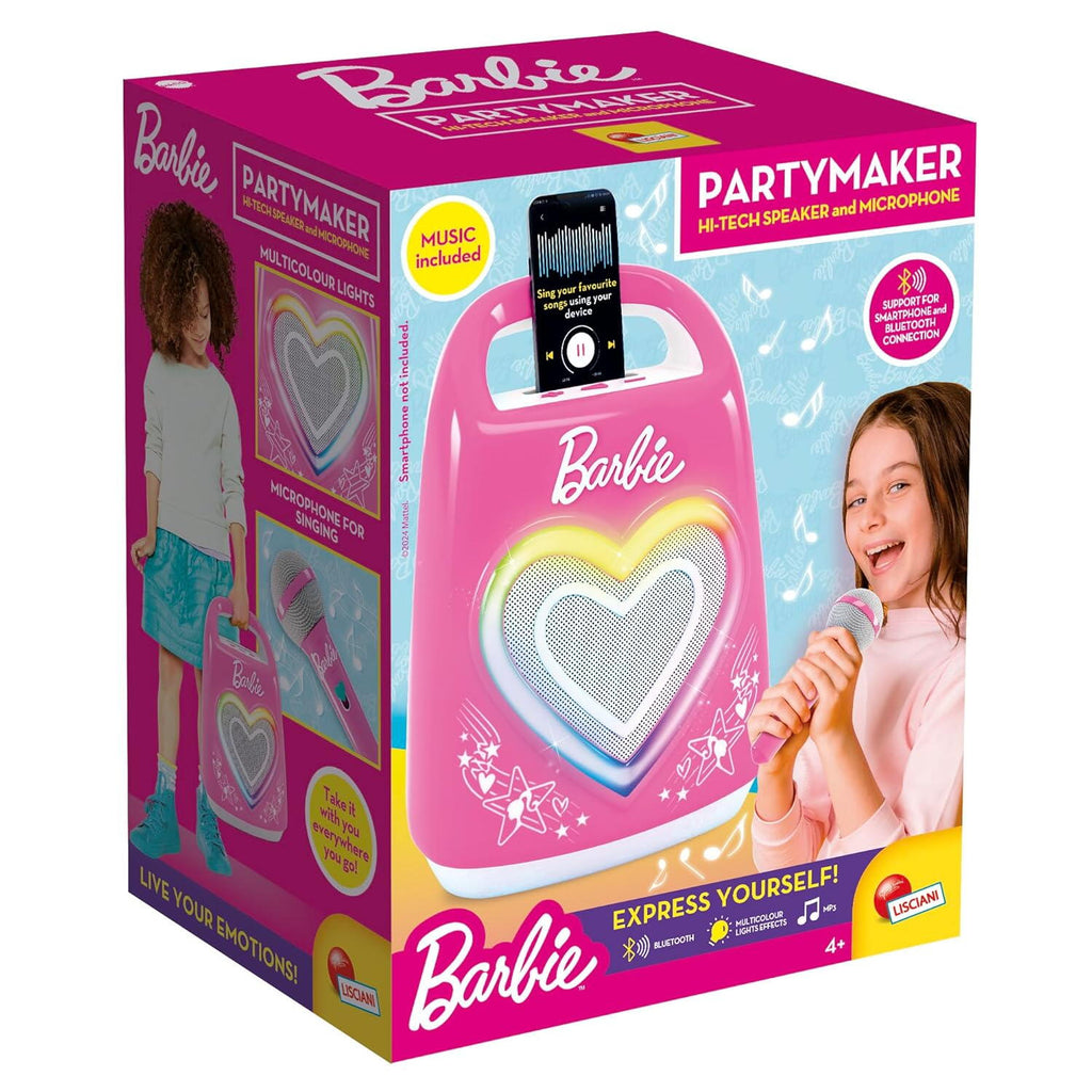 SET PETRECERE BARBIE - MICROFON & BOXA - LISCIANI (L104475)