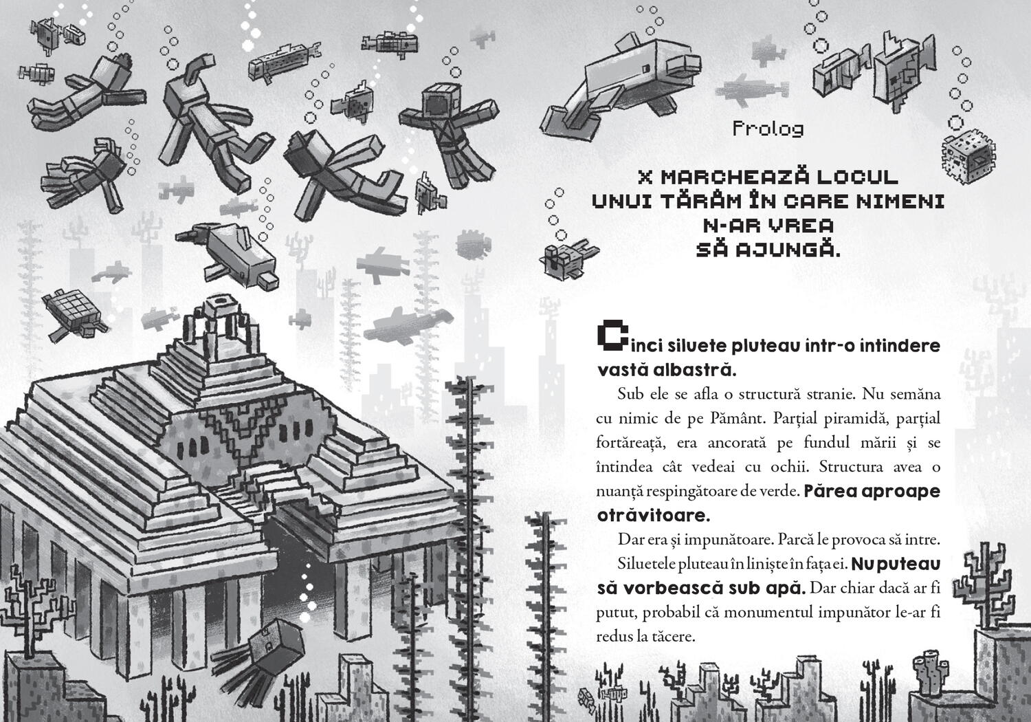 MINECRAFT - CRONICILE WOODSWORD VOL. 3: IN ADANCUL APELOR - DPH (978-606-048-954-2)