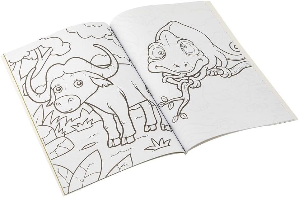 CARTE DE COLORAT CU ACTIVITATI - JUNGLA - GRAFIX (150101)