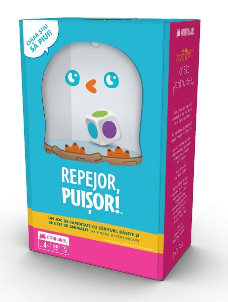 JOC DE SOCIETATE REPEJOR PUISOR - EXPLODING KITTENS (EKIHUCB01RO) - Libelula Vesela - Jucarii