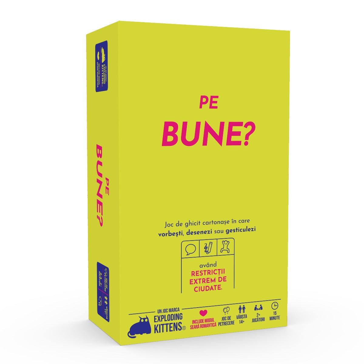 JOC DE SOCIETATE PE BUNE?, LIMBA ROMANA - EXPLODING KITTENS (EKIWYLT01RO)