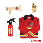 CHILDREN'S FIREMAN COSTUME AND ACCESSORIES SET - BIGJIGS TOYS (34068)