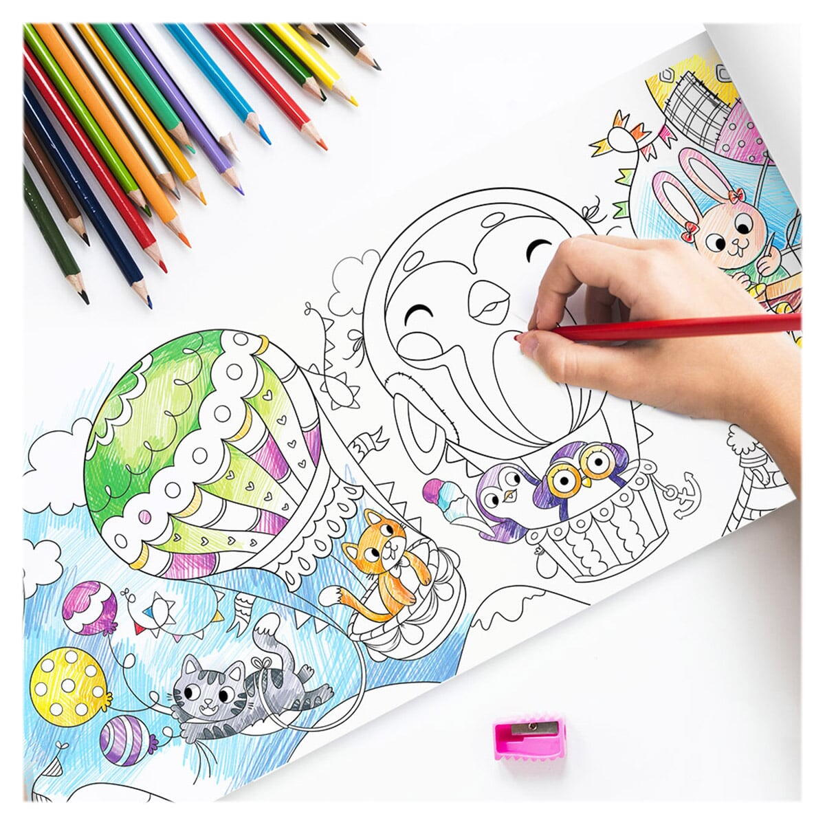 COLORING POSTER - THE ADVENTURES OF THE LITTLE ANIMALS - DODO (DO300290)