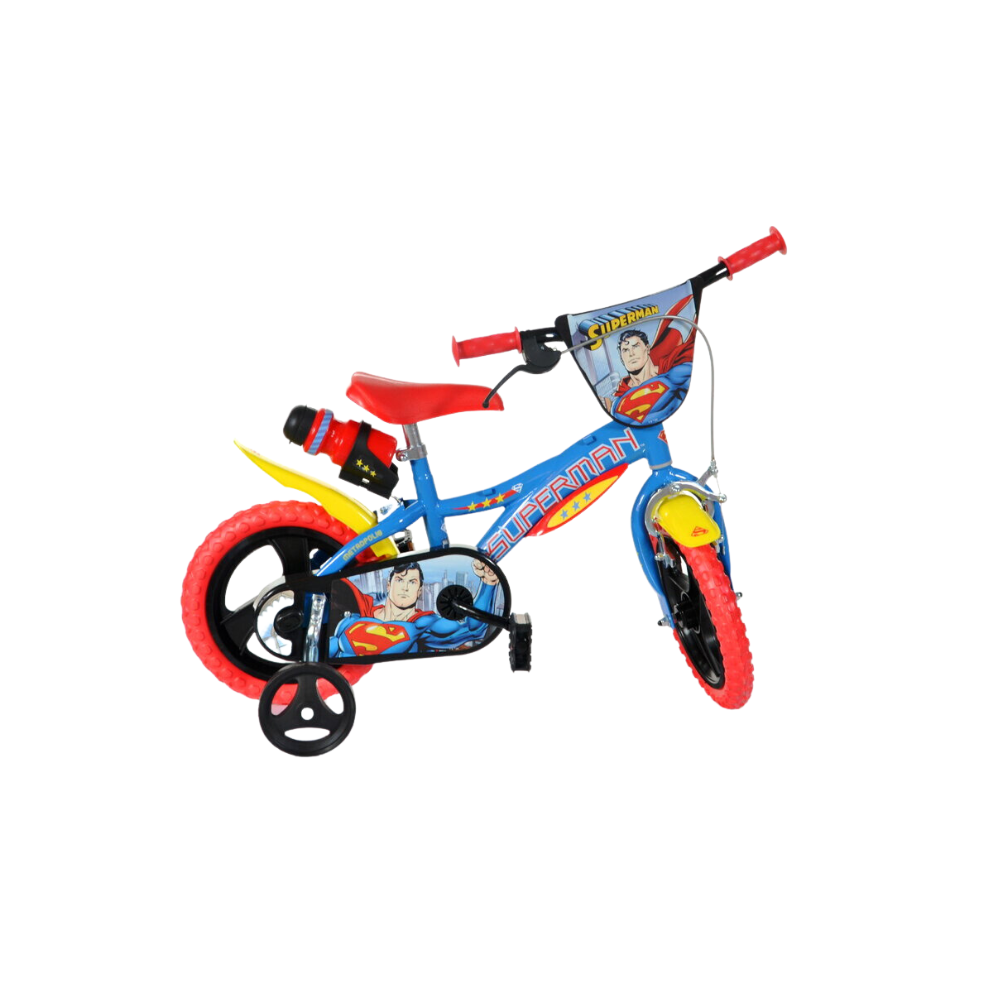 BICICLETA COPII 12" SUPERMAN - DINO BIKES (144RN 05LH) - Libelula Vesela - Jucarii