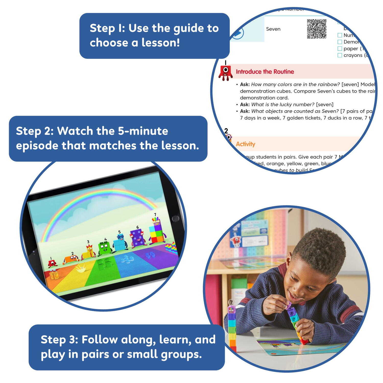NUMBERBLOCKS®  - SETUL CLASEI - HAND2MIND (HM94589-UK)