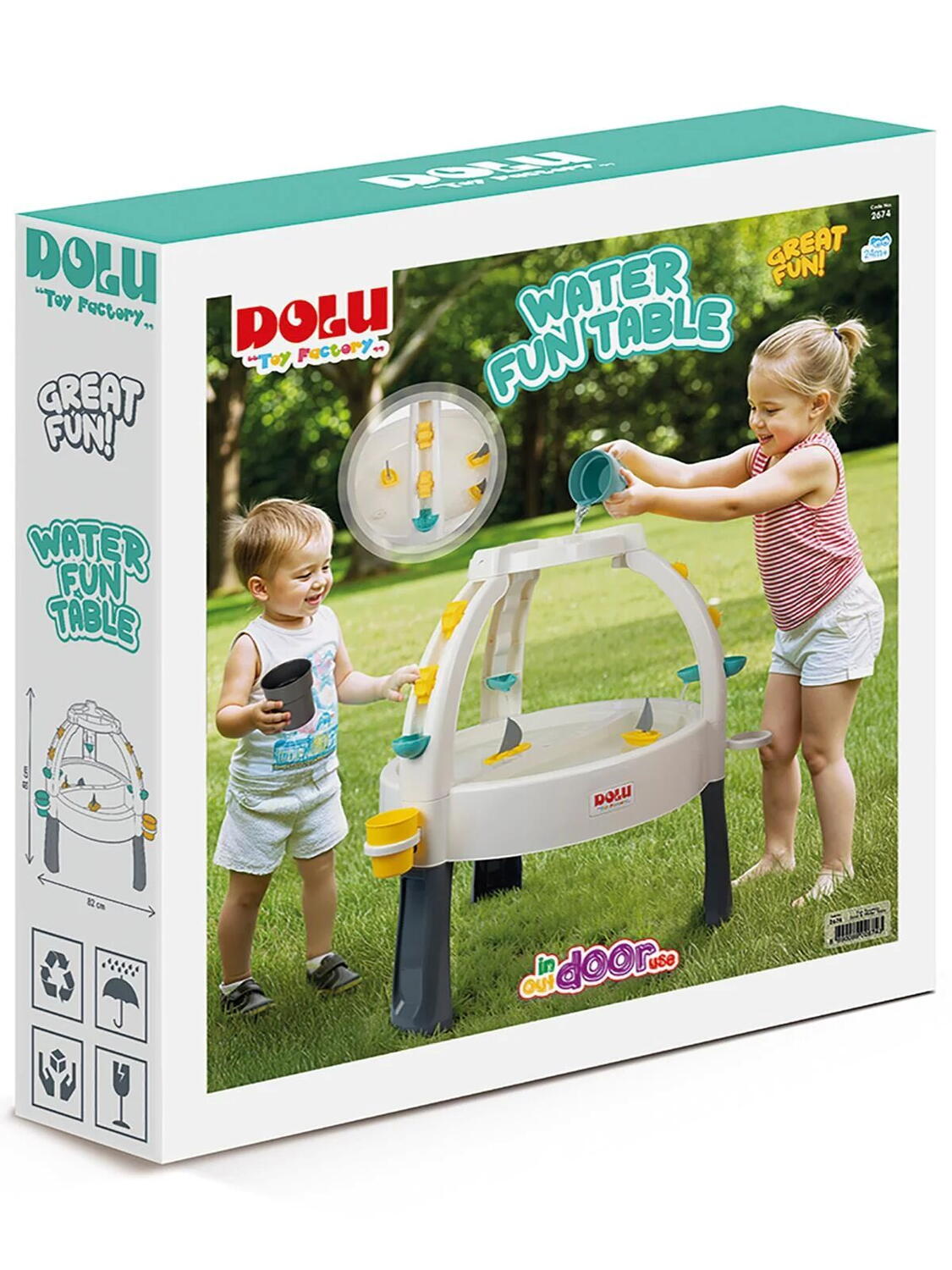 SET MASUTA ACTIVITATI PENTRU APA SI NISIP - PASTEL - DOLU (D2670)