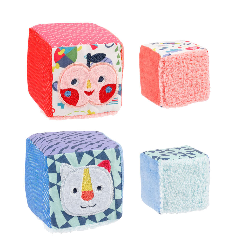 SET OF 4 CUBES - COLOR FRIENDS - FEHN (55276)