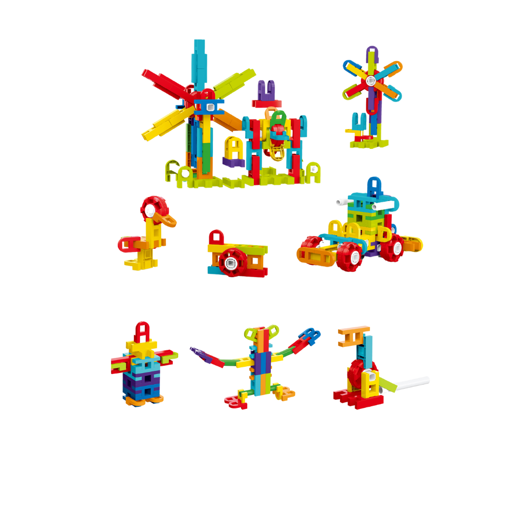 STEAM BUILDING SET - FUN BLOCKS (78 PIECES) - OWL (188-674)