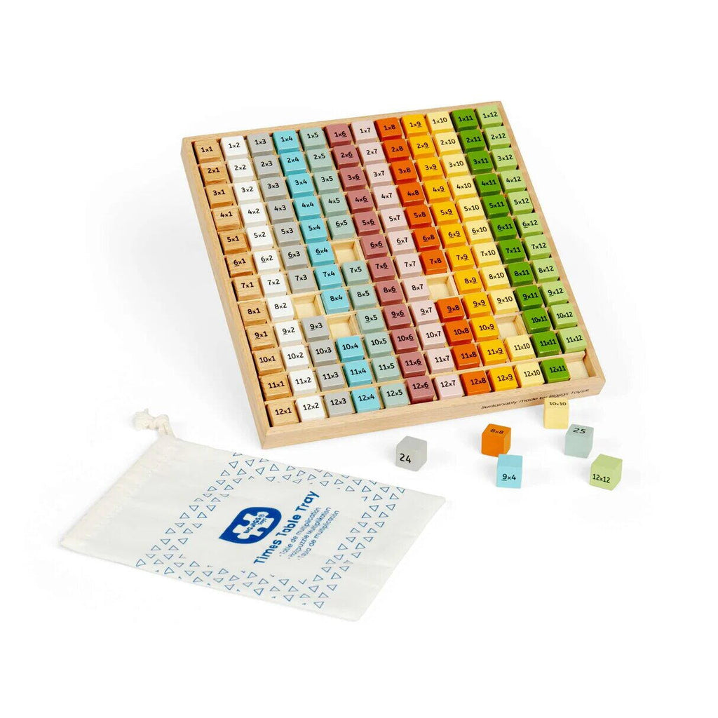 TABLA INMULTIRII DIN LEMN - SCANDI - BIGJIGS TOYS (36001)