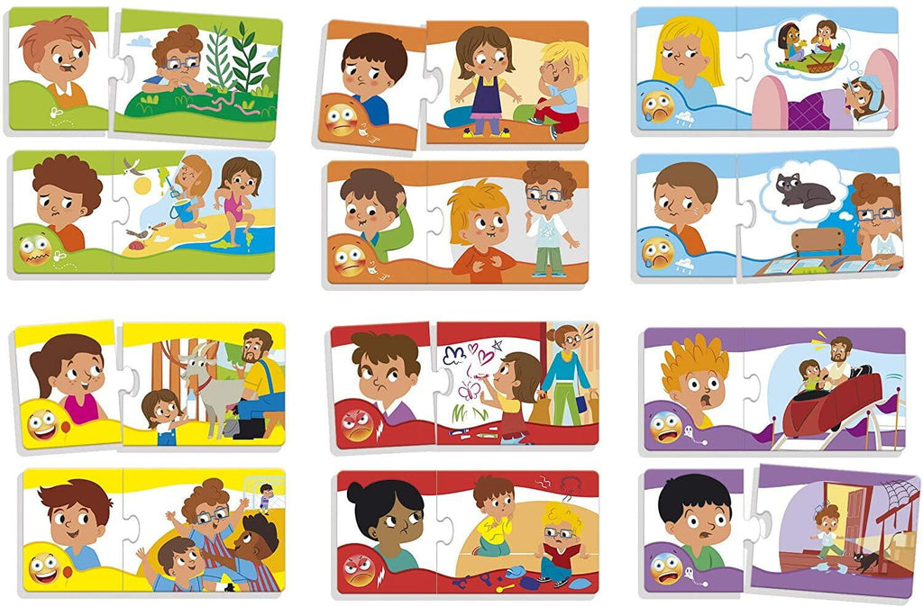 PUZZLE DUO - EMOTII, LIMBA ROMANA - LISCIANI (RO72170)