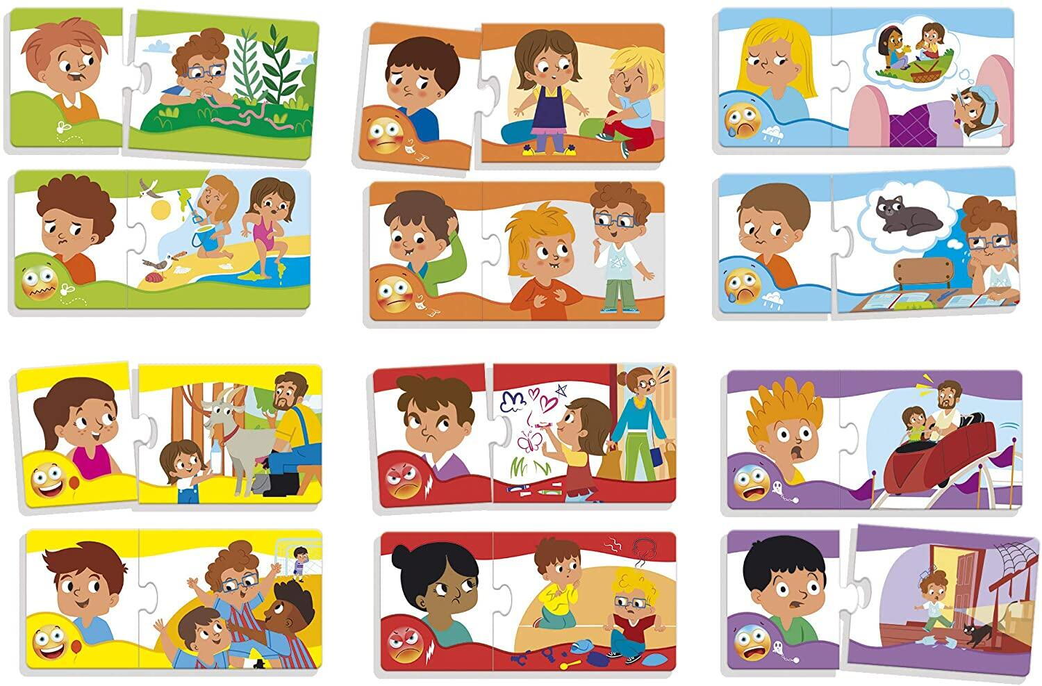 PUZZLE DUO - EMOTII, LIMBA ROMANA - LISCIANI (RO72170)