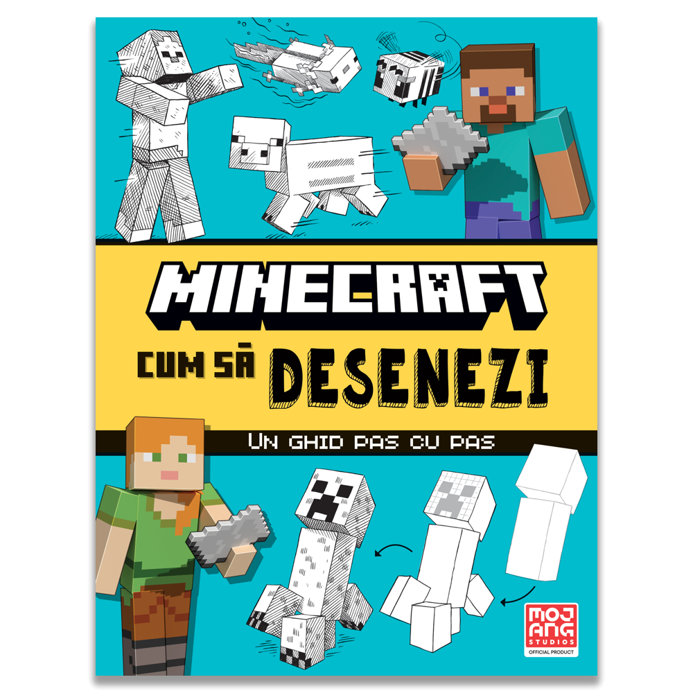 MINECRAFT. CUM SA DESENEZI - UN GHID PAS CU PAS - DPH (978-606-048-814-9)