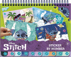 COLORING BOOK &amp; PAINT BY NUMBERS - STITCH - TOTUM (TT700123)