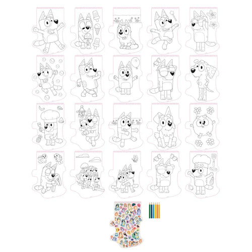 CARNETEL DE COLORAT CU CREIOANE - BLUEY - MOXY (161000)