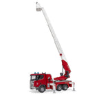 FIRE TRUCK SCANIA SUPER 560R WITH LADDER WATER PUMP AND SIREN - BRUDER (BR03591)