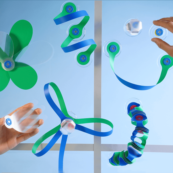 CLIXO® MAGNETIC BUILDING TOY - GLASS ART (24 PIECES) - CLIXO (CL-WNDW-FT-1)