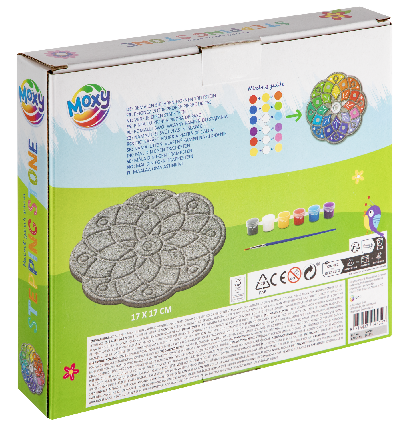 SET PICTURA PE PIATRA - MANDALA - MOXY (620016)