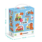 PUZZLE 4 IN 1 - VEHICULE (2,3,4 PIESE) - DODO (DO300685)