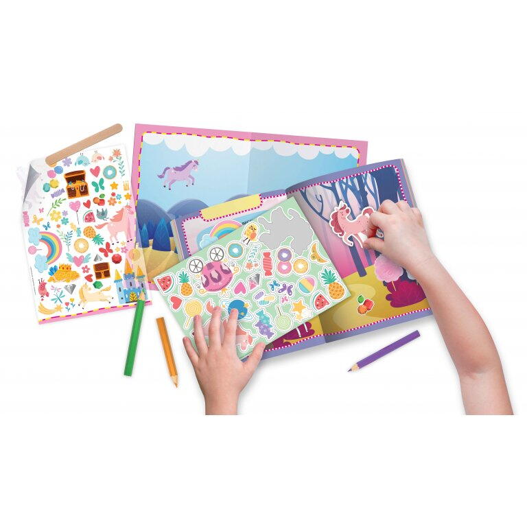 PRIMUL SET DE ARTA & LUCRU MANUAL - UNICORNI - SASSI (978-88-303-1048-3)