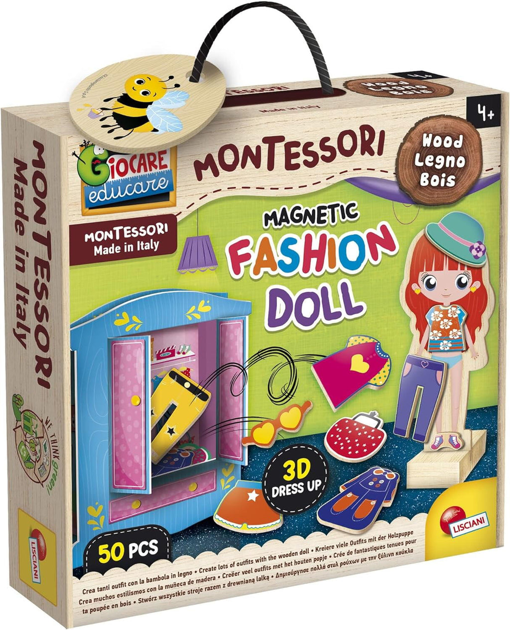 MONTESSORI MAGNETIC GAME - FASHION PARADE - LISCIANI (L98361)