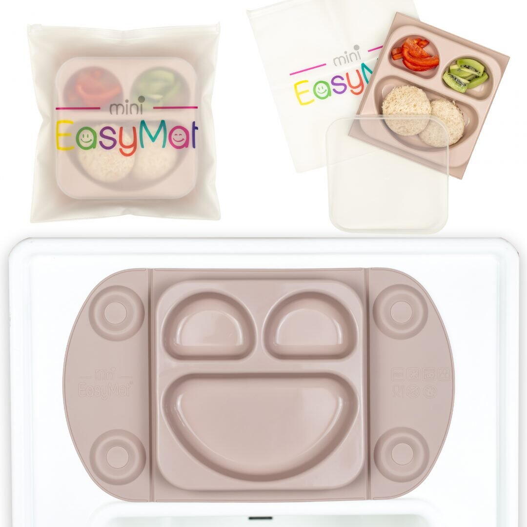 SET FARFURIE DIVERSIFICARE & GENTUTA GUSTARE (SAND/MAUVE) - TIDY TOT (TTEMNRO)