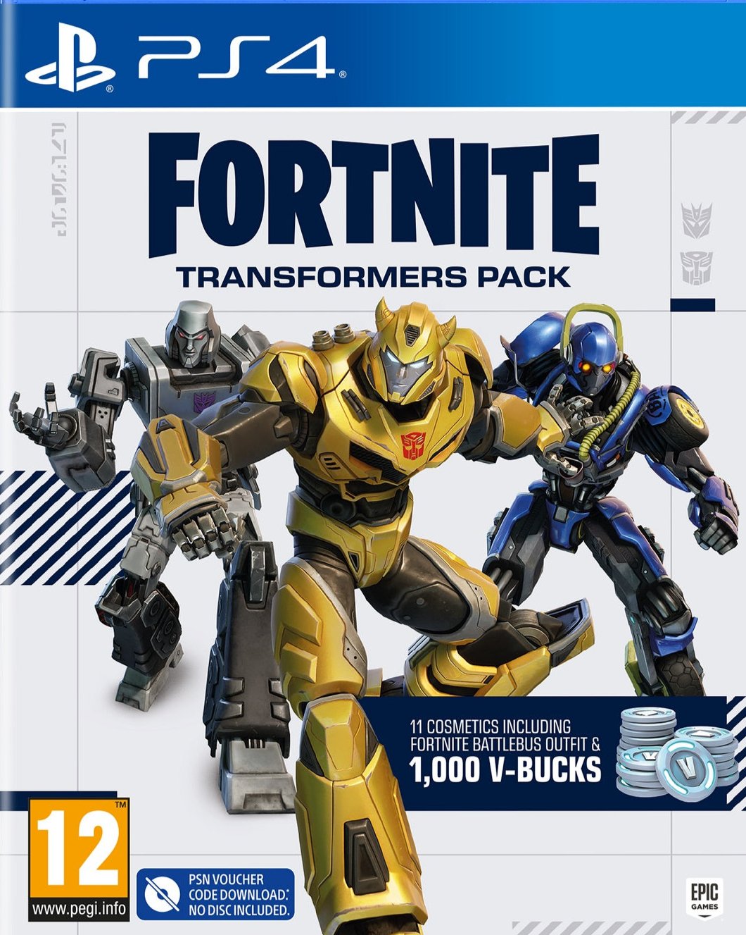 FORTNITE - TRANSFORMERS PACK + 1000 V-BUCKS - PLAYSTATION PS4 - PSN - MULTILANGUAGE - EU