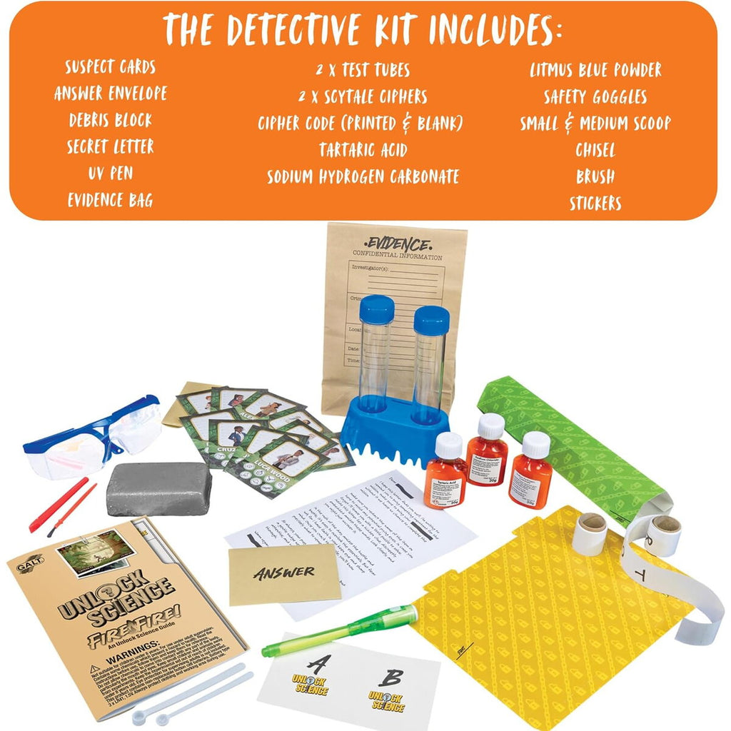 SET EXPERIMENTE UNLOCK SCIENCE: INCENDIUL DIN JUNGLA - GALT (1150400310)