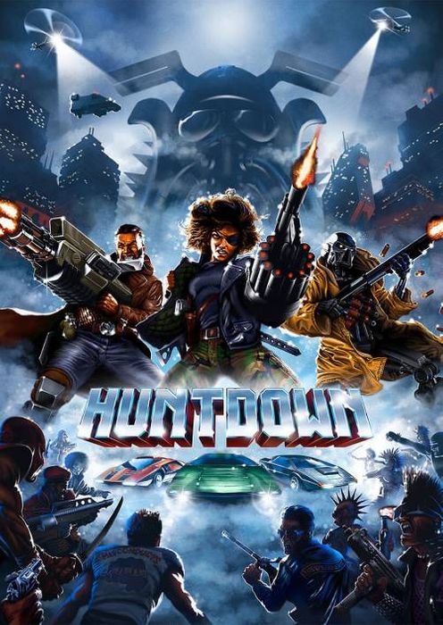 HUNTDOWN - PC - STEAM - MULTILANGUAGE - WORLDWIDE - Libelula Vesela - Jocuri video