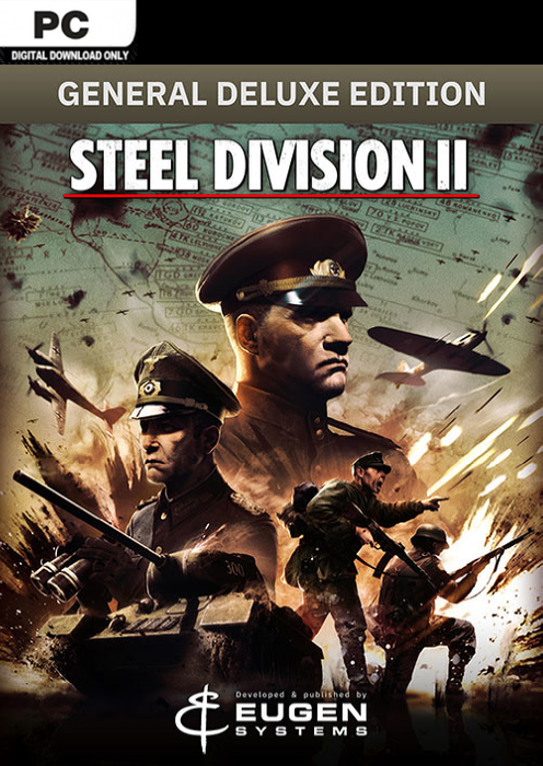 STEEL DIVISION 2 - GENERAL DELUXE EDITION - PC - STEAM - MULTILANGUAGE - WORLDWIDE - Libelula Vesela - Jocuri video